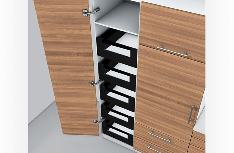 D height 211mm BOXCAP Terra Black